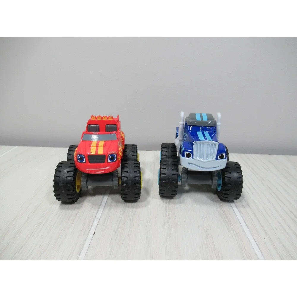 Blaze & the Monster Machines die cast trucks Blaze Crusher Fisher Price used